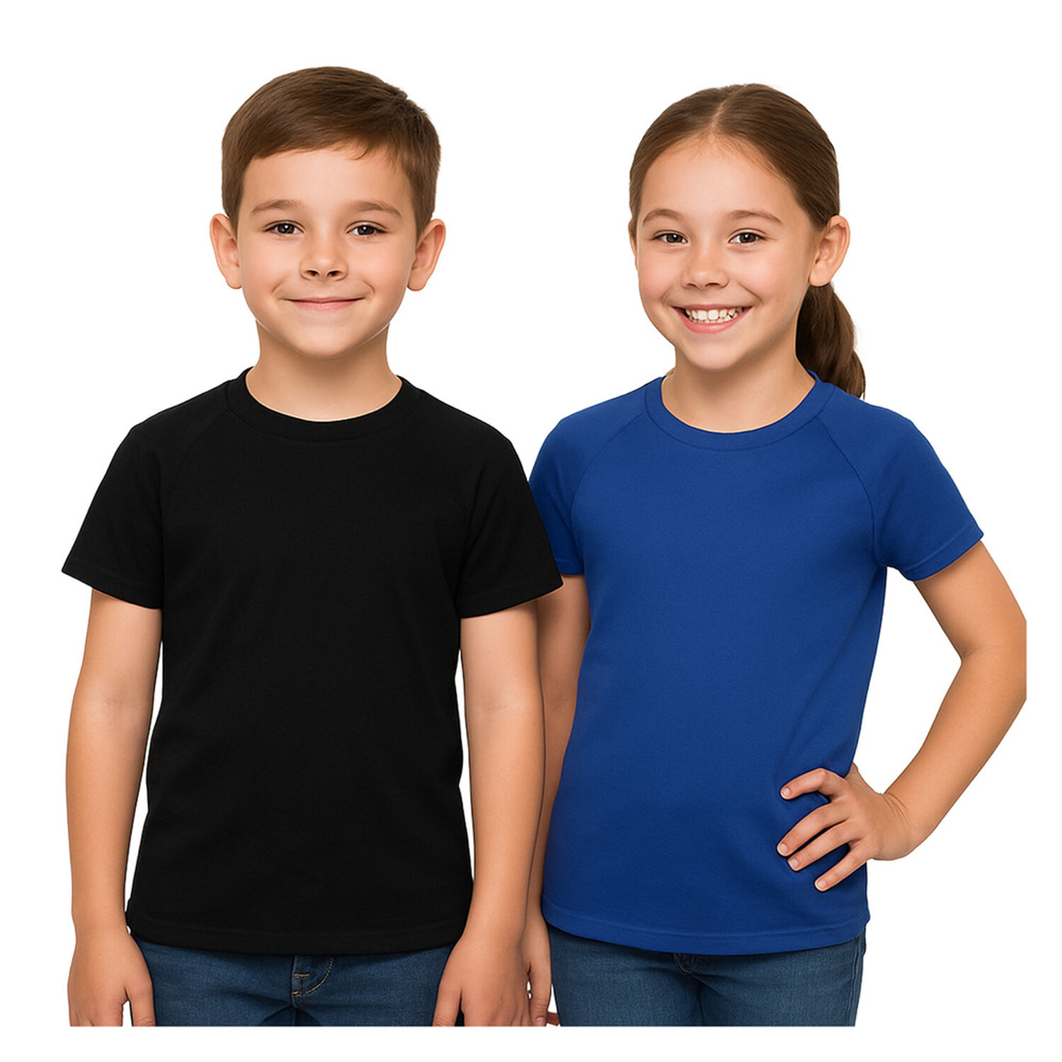 Polera Poli&eacute;ster Manga Corta Otocyon Essential Ni&ntilde;os image number 0.0