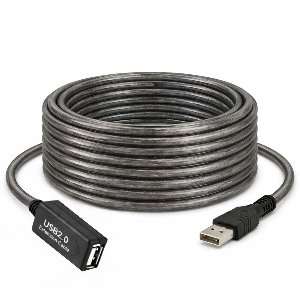 Extensi&oacute;n Usb 2.0 Activa De 10metros Reforzado 480mbps Gc529 image number 0.0