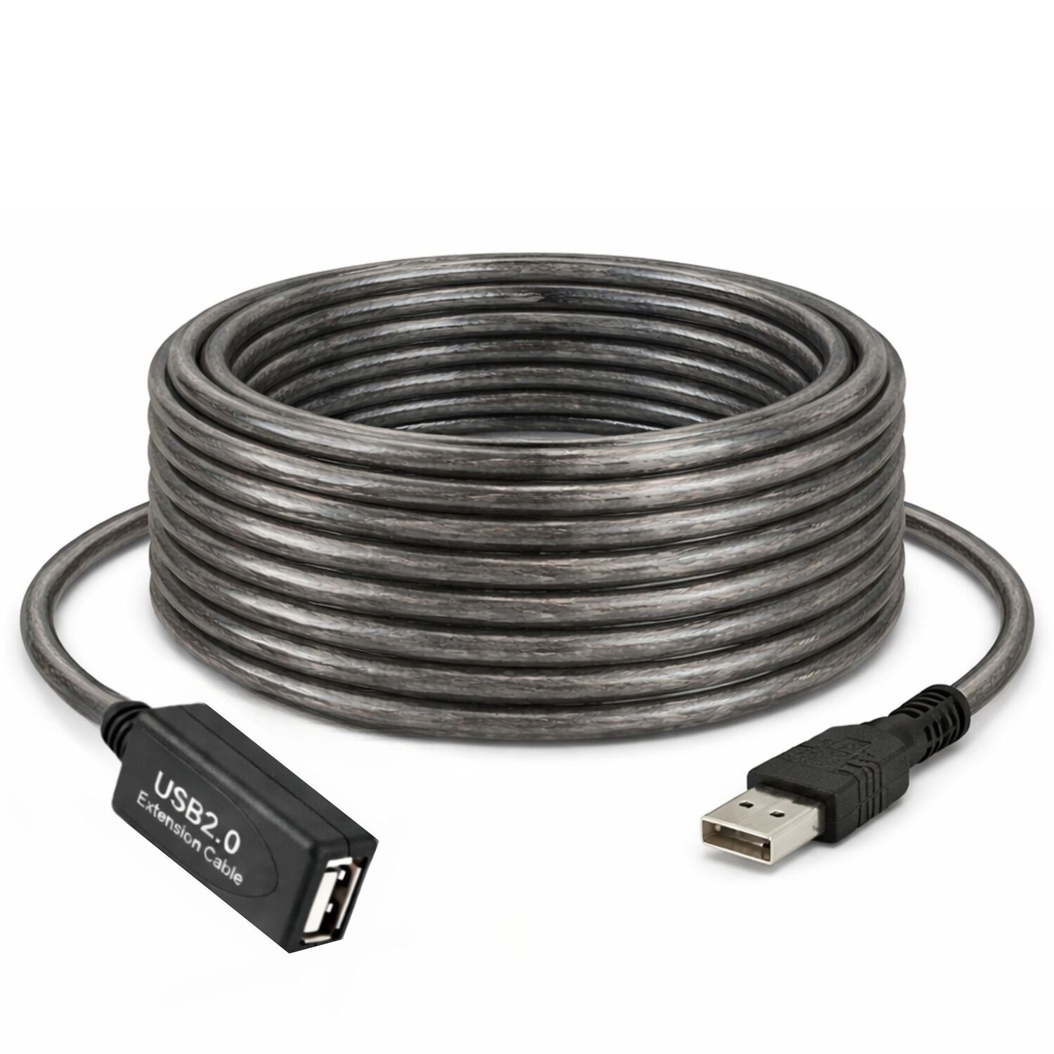 Extensi&oacute;n Usb 2.0 Activa De 10metros Reforzado 480mbps Gc529 image number 0.0