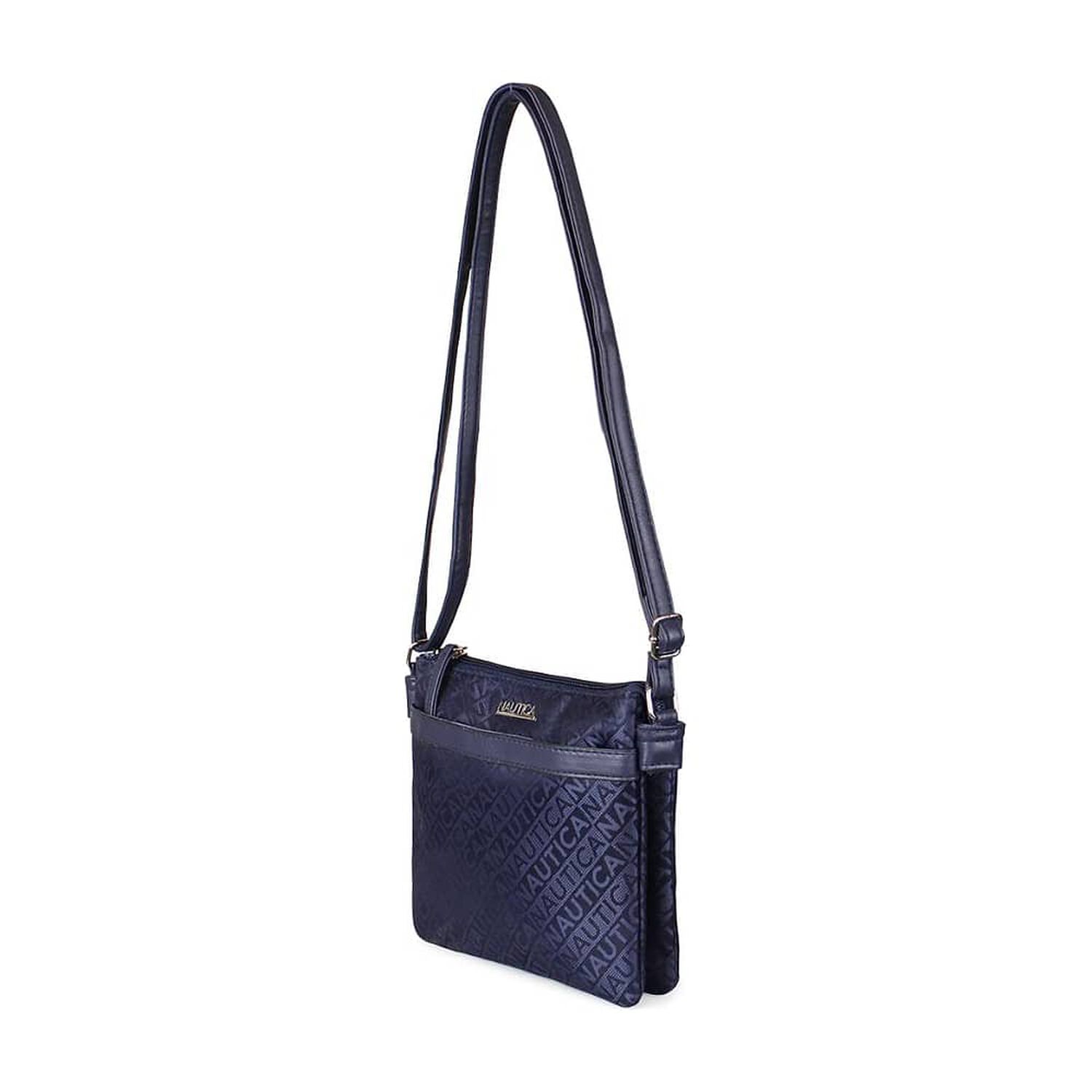 Cartera Cruzada Leeway Azul Marino Nautica image number 1.0