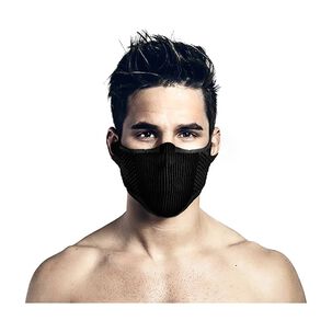 Mascara Filtrante Lavable Sin Cuello F5s E7 - Negra