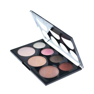 Paleta De Sombras E Iluminadores De 7 Tonos