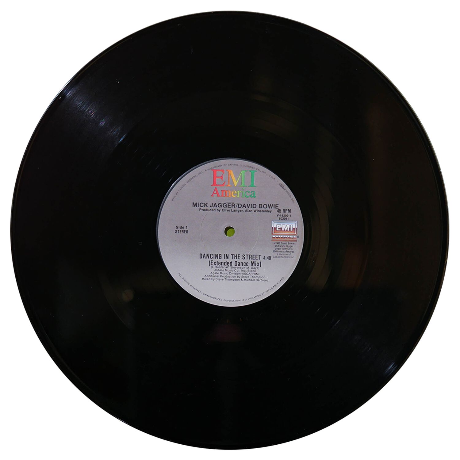 David Bowie Ft. Mick Jagger - Dancing In The Streets | 12" Maxi Single Usado image number 1.0