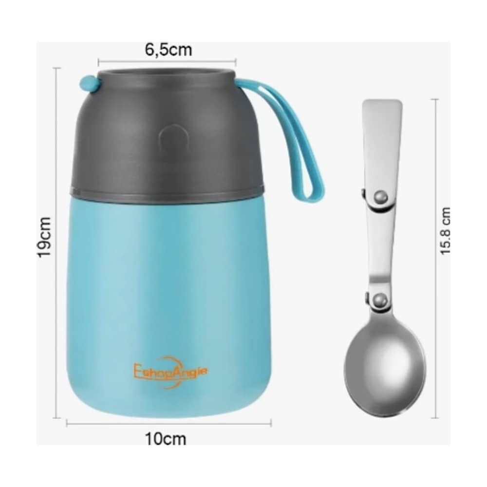 Termo De Comida Acero Inoxidable De 650ml + Cuchara image number 2.0