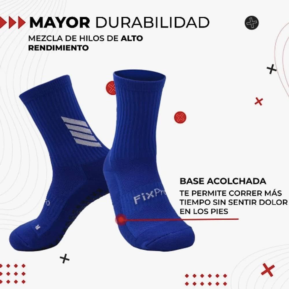 Medias Calcetas Futbol Antideslizante Set 2 + Pantorrillera image number 2.0