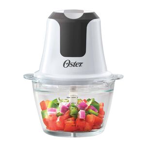 Mini Picadora Oster 3 Tazas Con Taz&oacute;n De Vidrio Fpstfp3340 Versi&oacute;n 2026