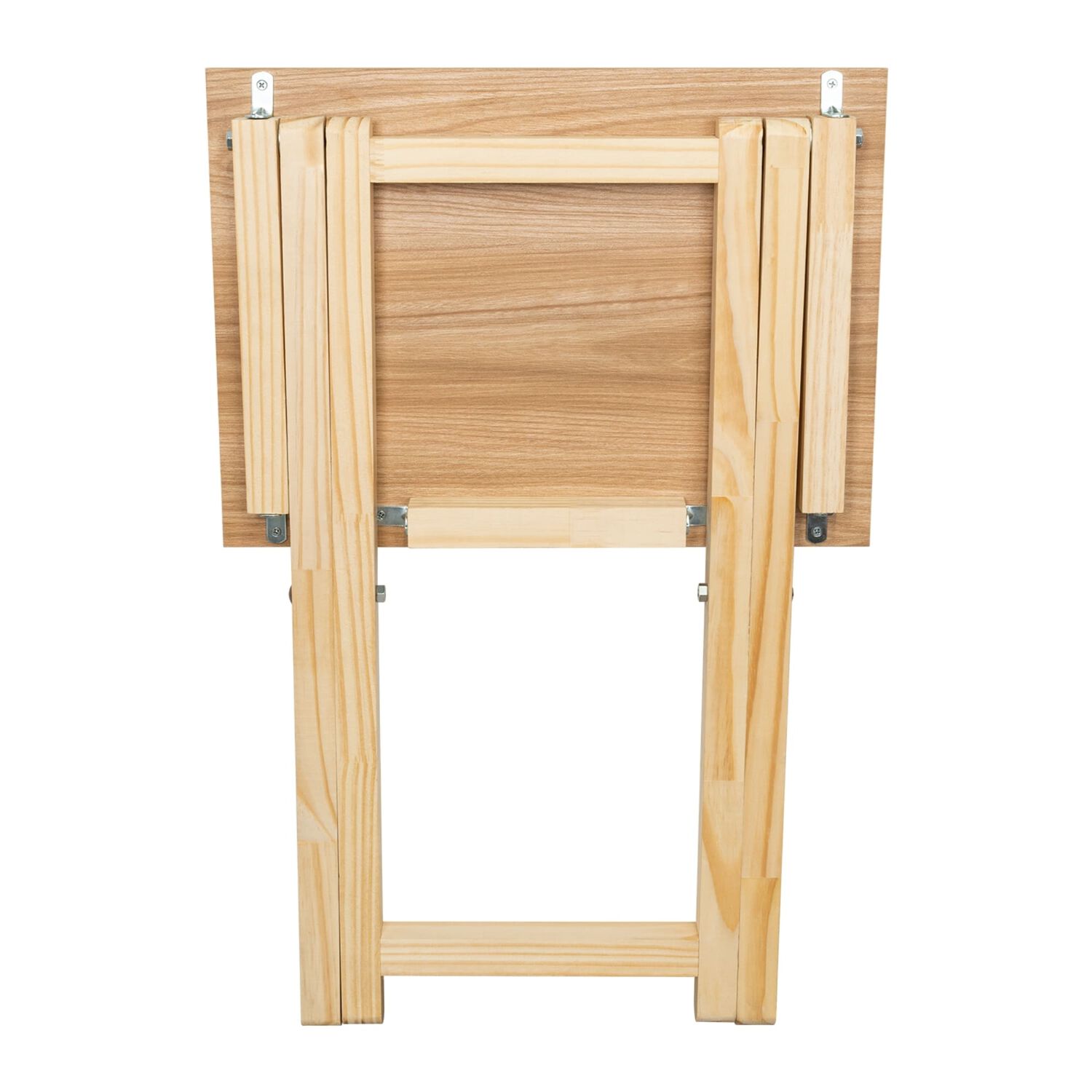 Mesa Plegable 65,7x47,9x35 Cm Cafe Claro image number 2.0
