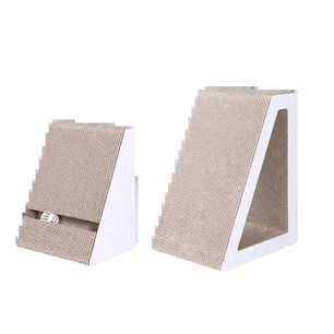Juguetes Gatos Rascador Para Gatos Carton Triangular 2 En 1