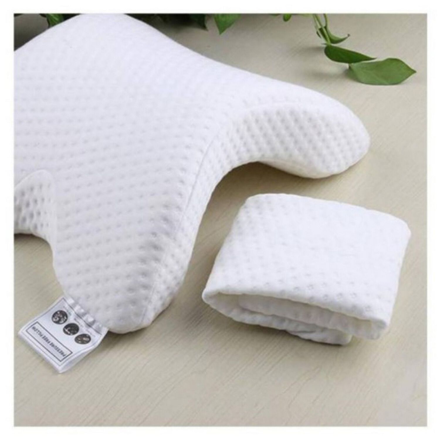 Pack 2 Almohadas Cervical Memoria Blanca image number 3.0