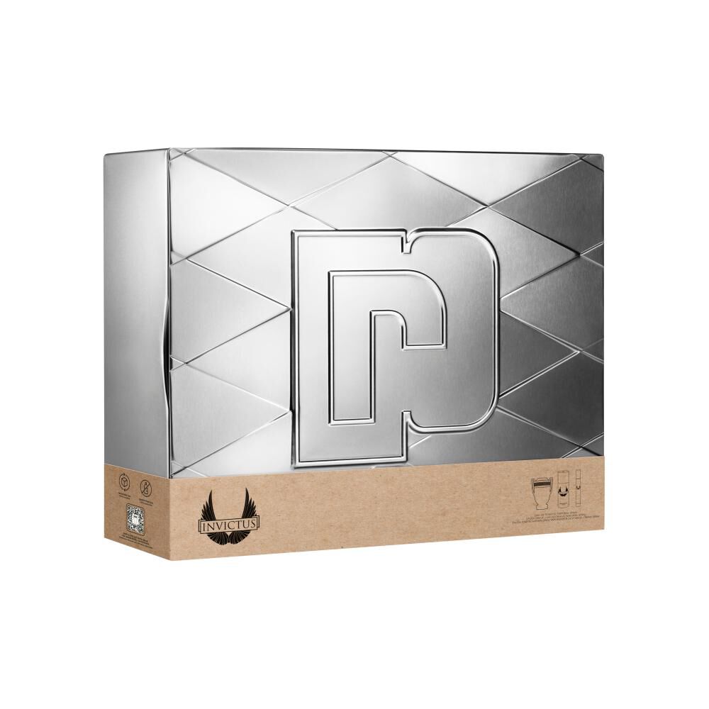 Set De Perfumería Invictus Paco Rabanne / 100 Ml / Eau De Toilette + Desodorante 150 + Megaspritzar 10 Ml image number 2.0