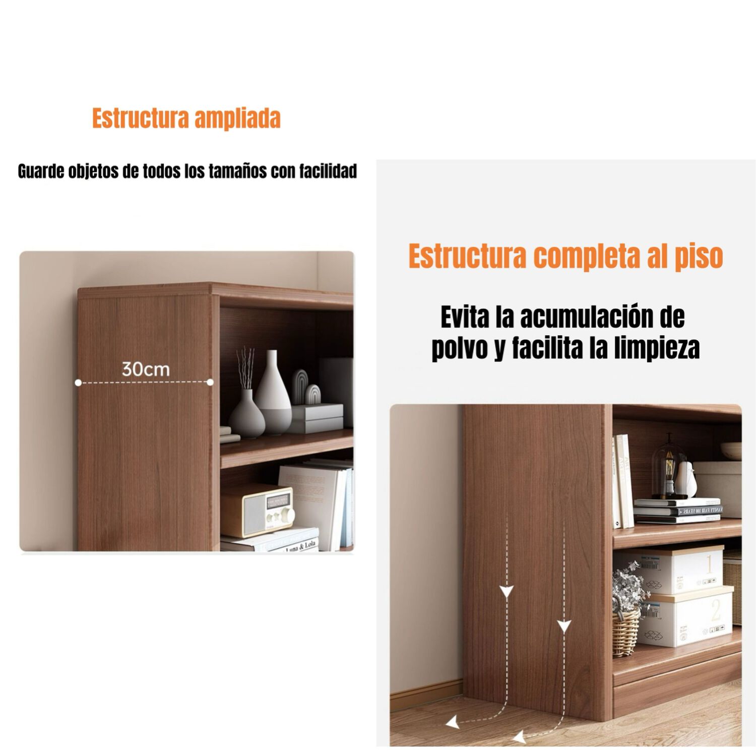 Librero Biblioteca Organizador Estante 100x180cm Monte image number 2.0