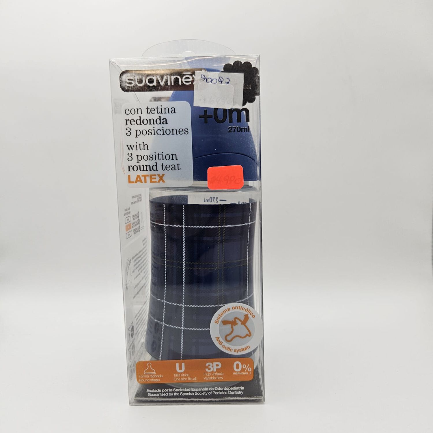 Mamadera Boca Ancha 270ml Latex image number 2.0