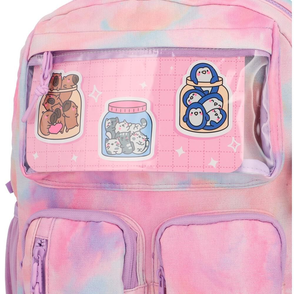 Mochila Notebook Xtrem Queens 6xt Rosado/multicolor 15" image number 2.0