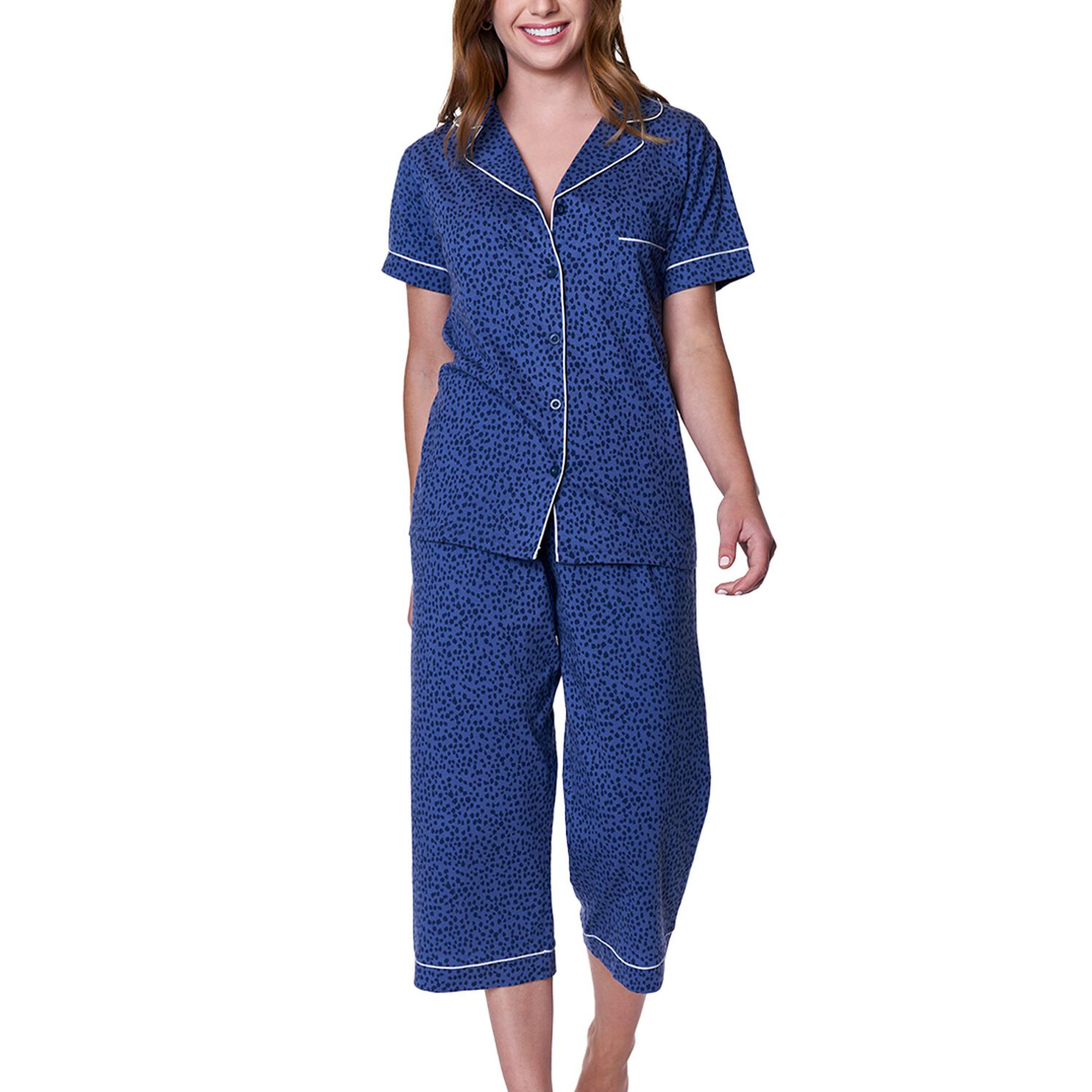 Pijama Abotonado Mujer 8621 image number 2.0