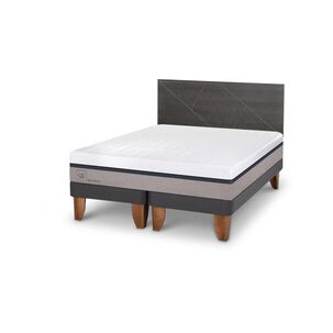 Cama Europea Cic Balance / 2 Plazas / Base Dividida + Respaldo