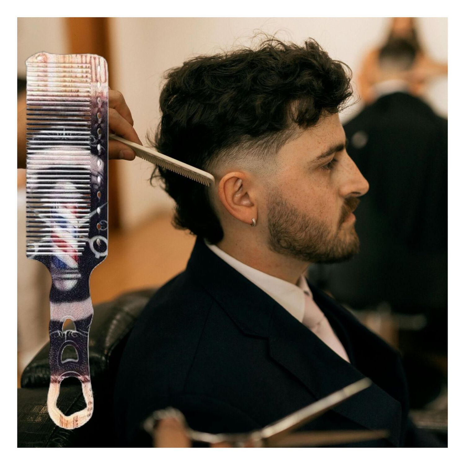 Peine O Peineta Para Barberia Y Peluqueria image number 0.0