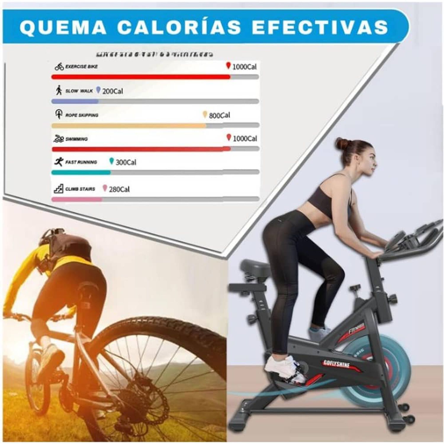 Bicicleta De Spinning Deluxe Extra Confort image number 1.0
