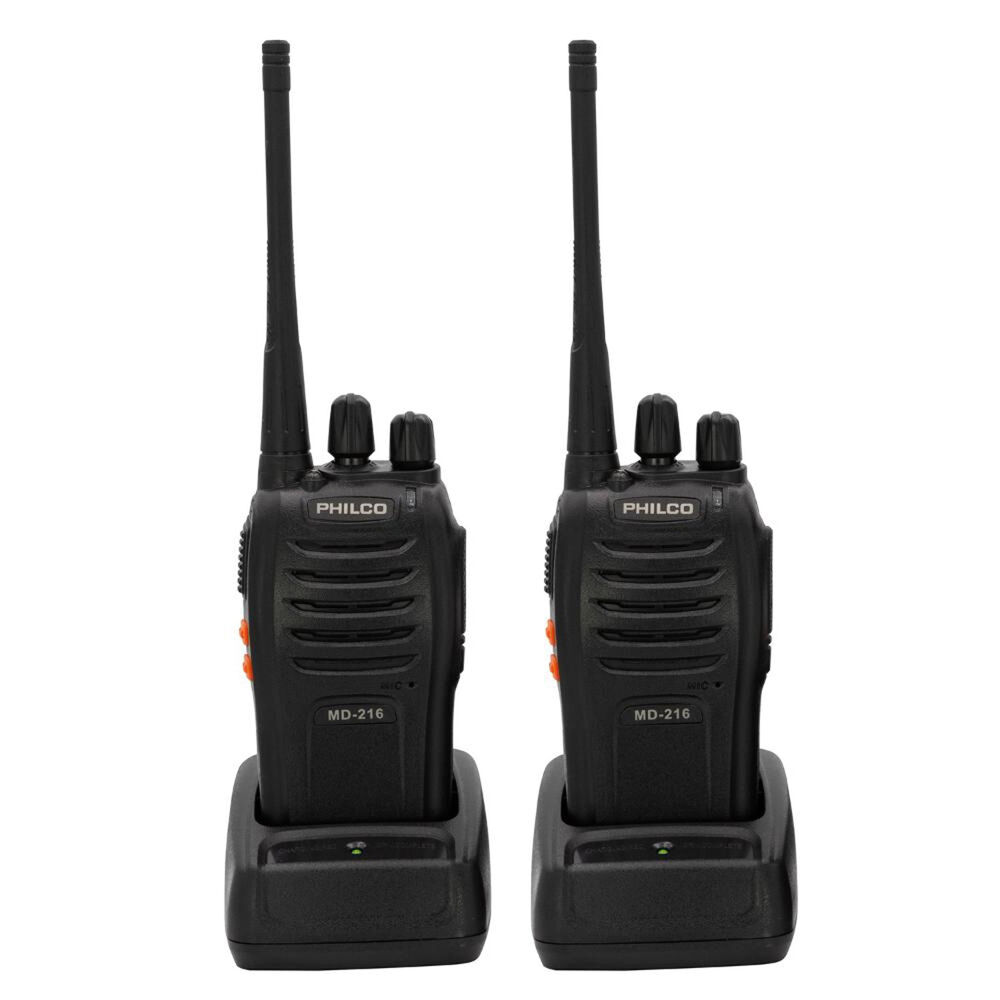Kit Par Radiotransmisores Portatil Incluye Manos Libres Philco image number 0.0