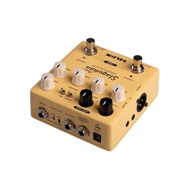 Preamplificador Nux De Guitarra Ac&uacute;stica Stageman Floor Nap-5
