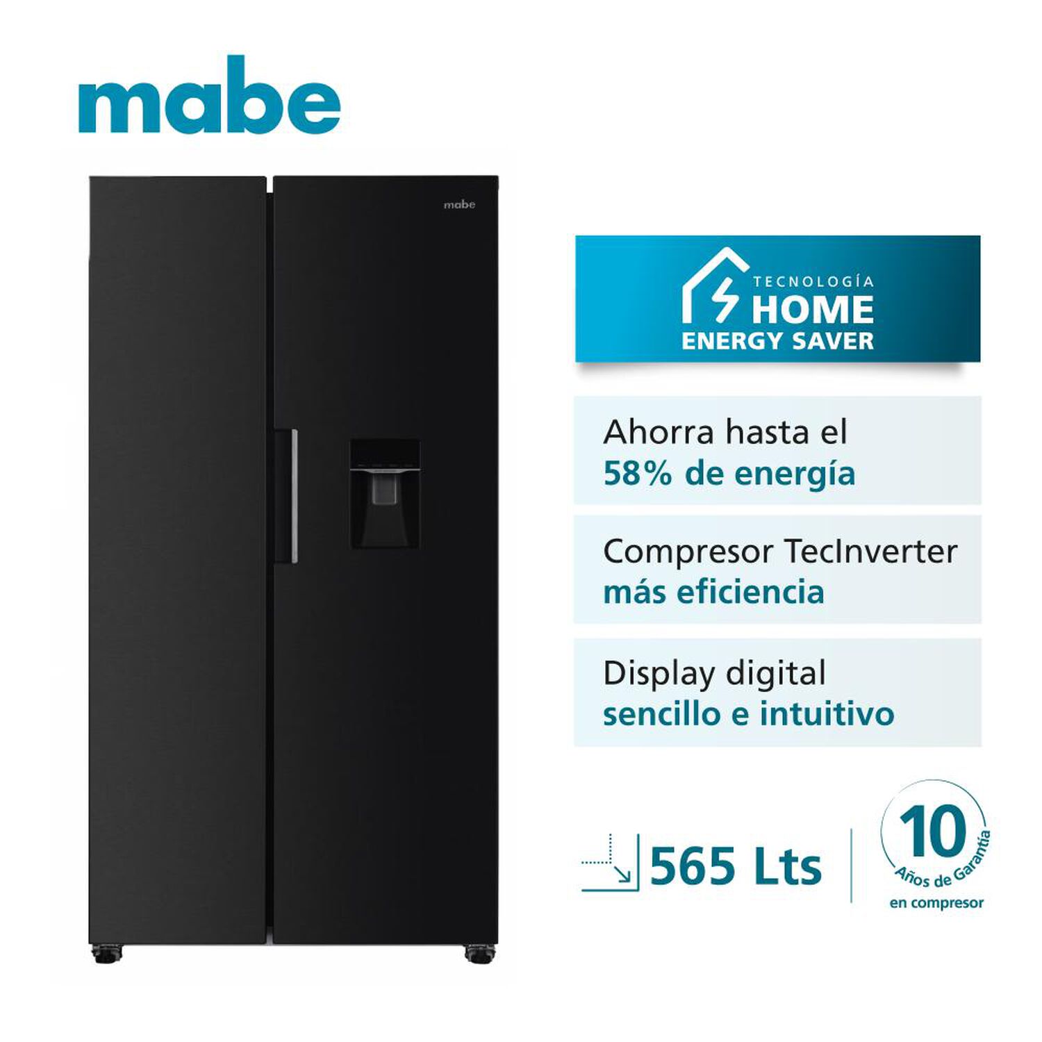 Refrigerador Side By Side Mabe Msc565qmlsp0 / No Frost / 529 Litros / C image number 2.0