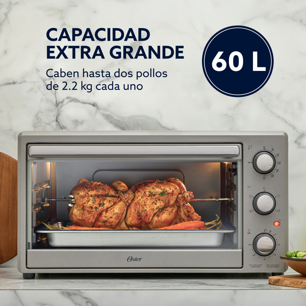 Horno Con Rotisserie Oster 60 Lt Manual Tssttv60mns image number 3.0