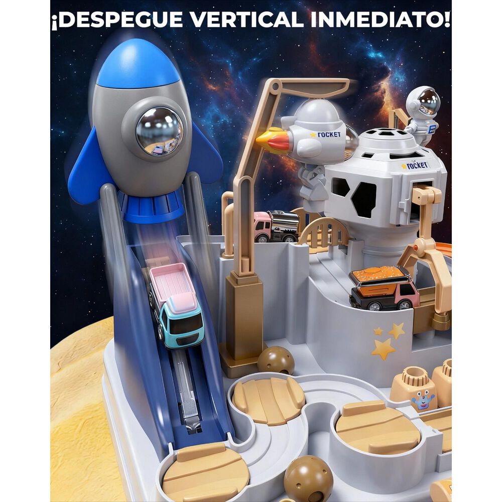 Juguete Didactico Ciudad Magica Astronauta Ni&ntilde;os Montessori image number 2.0