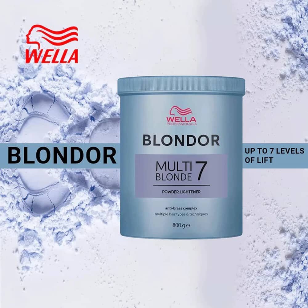 Wella Blondor Multi Blonde Powder 800gr 7 Tonos image number 2.0