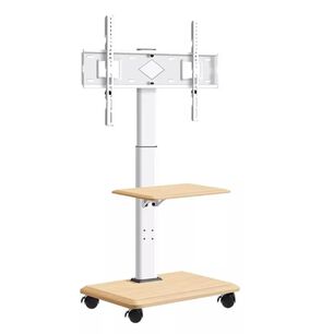 Soporte Base Tv Con Ruedas Tipo Pedestal Rack 32" A 70"