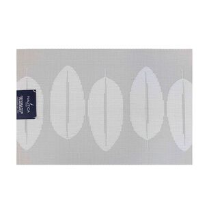 Pack 2 Individuales Nautica Home 45x30cm Reversible Hojas Blanco
