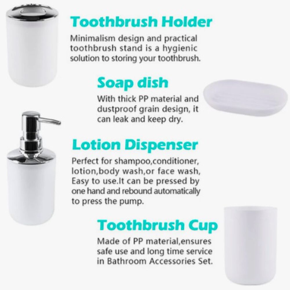 Set De Accesorios Para Ba&ntilde;o image number 2.0