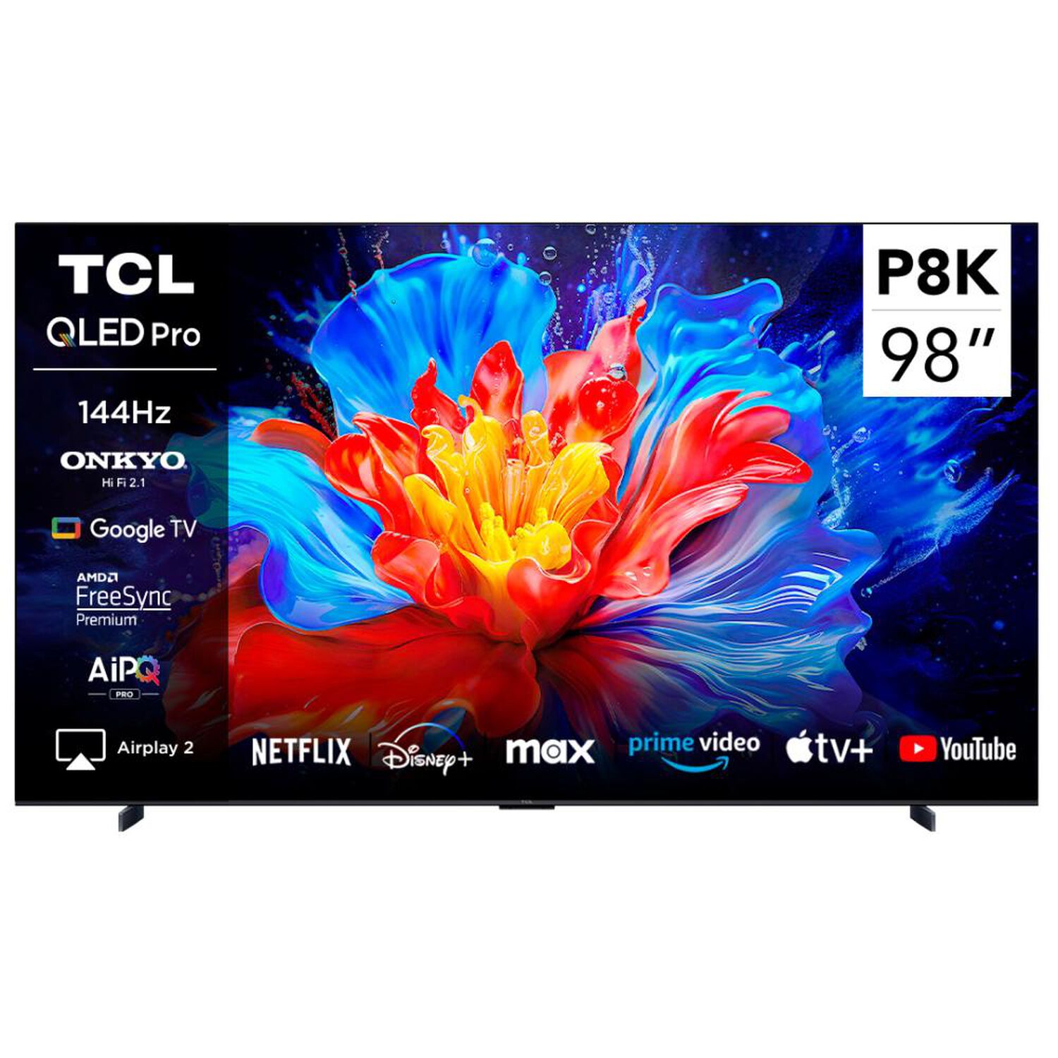 Qled 98" TCL 98P8K / Ultra HD 4K / Smart TV image number 0.0