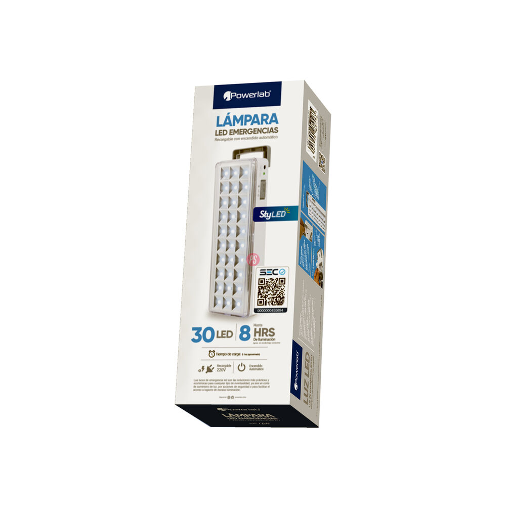 Luz De Emergencia 30 Led Con 8 Horas De Autonom&iacute;a - Ps image number 4.0