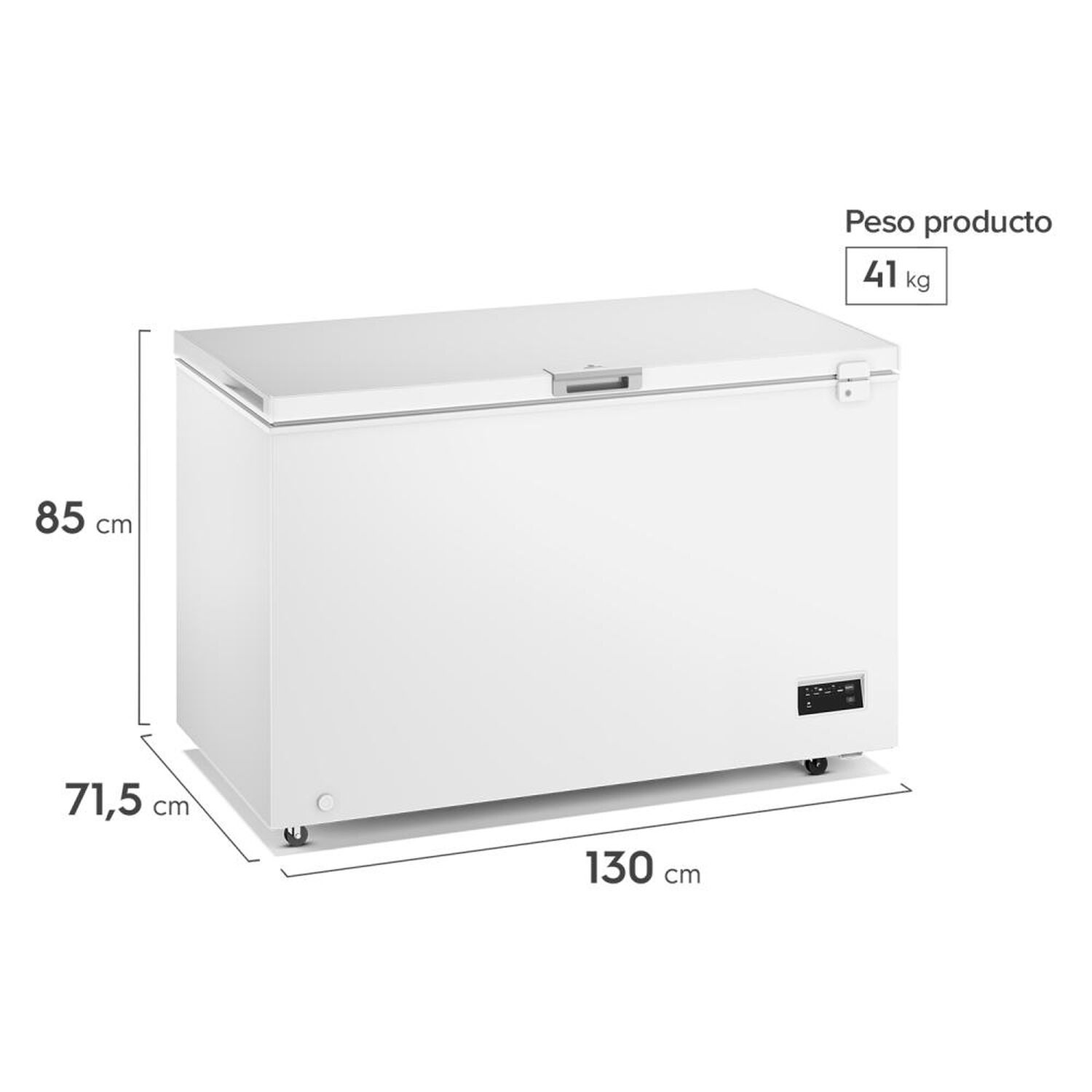 Freezer Horizontal Mademsa M400di / Fr&iacute;o Directo / 371 Litros / D image number 2.0