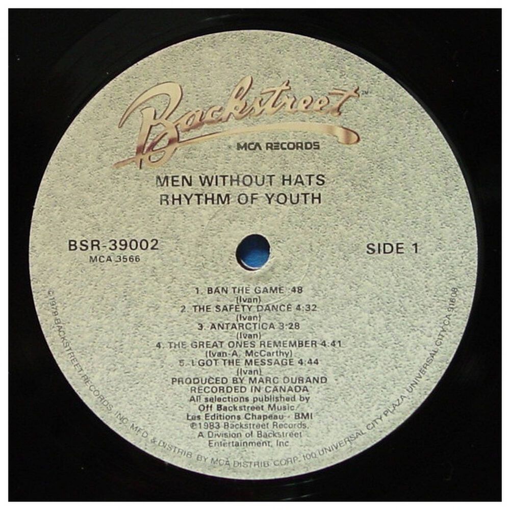 Men Without Hats - Rhythm Of Youth | Vinilo image number 1.0