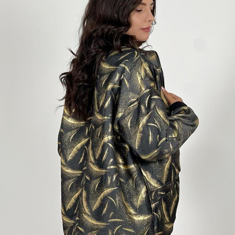 Chaqueta Con Cierre Ondas Y Puntos image number 4.0