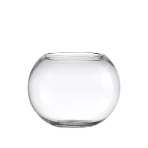 Florero Esfera Acuario De 15cm Vidrio Transparente Decoracion