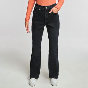 Jeans Tiro Medio Flare Mujer Freedom
