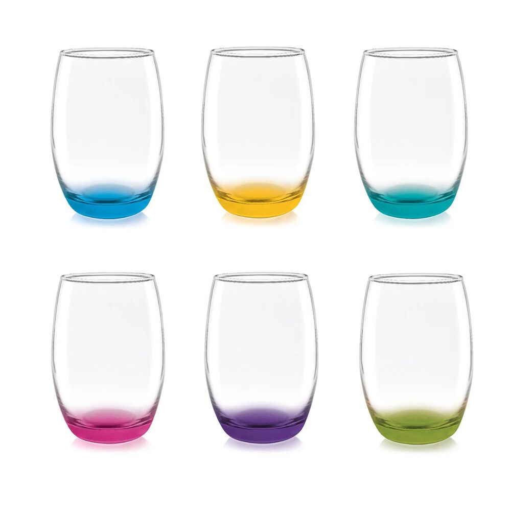 Pack 6 Vasos Altos Modelos Monterrey + 6 Mikonos Fondo Color Cristar image number 2.0