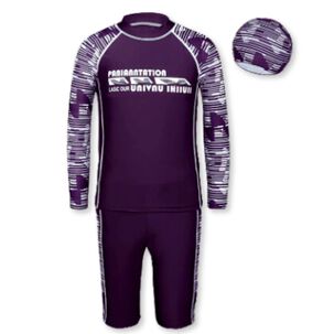 Traje De Baño 2 Piezas Manga Larga Niño Jump Kids