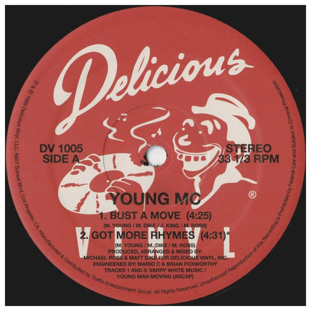Young Mc - Bust A Move | 12" Maxi Single Vinilo Usado image number 2.0