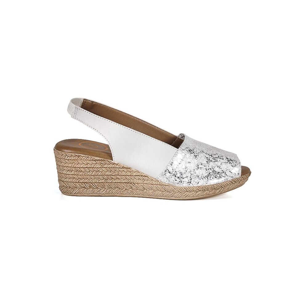 Sandalia Cuero Susanne Blanco image number 1.0