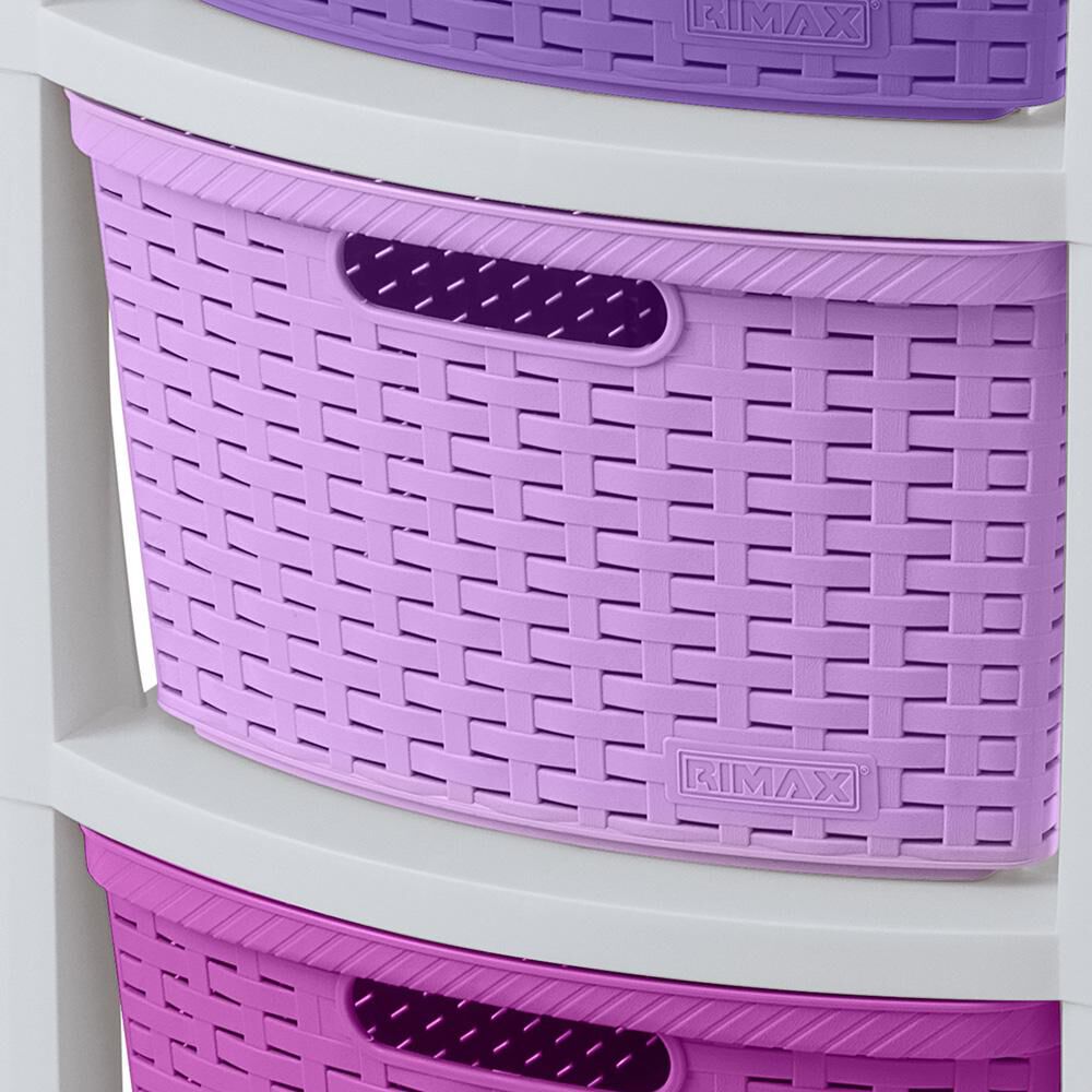 Organizador Rimax Organizacion Rattan Ni&ntilde;a Rx10124 / 3 Cajones image number 1.0