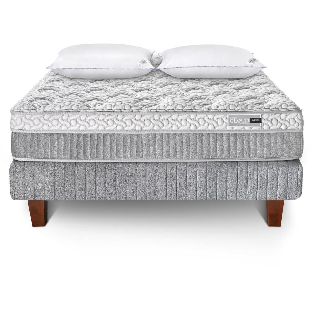 Cama Europea Cannon Home Hybrid Cloud / 2 Plazas / Base Dividida + Almohadas image number 3.0