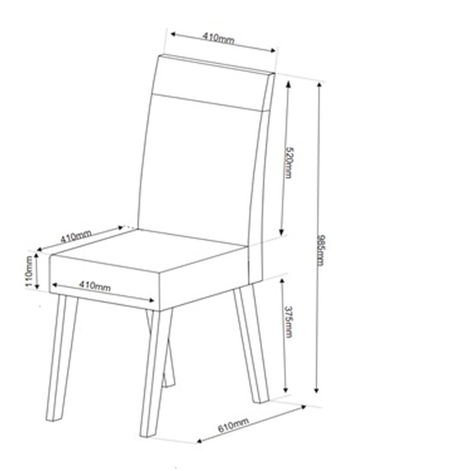 Juego De Comedor 6 Sillas Elite Beige image number 2.0