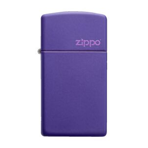 Encendedor Zippo Slim Purple Logo Zp1637zl