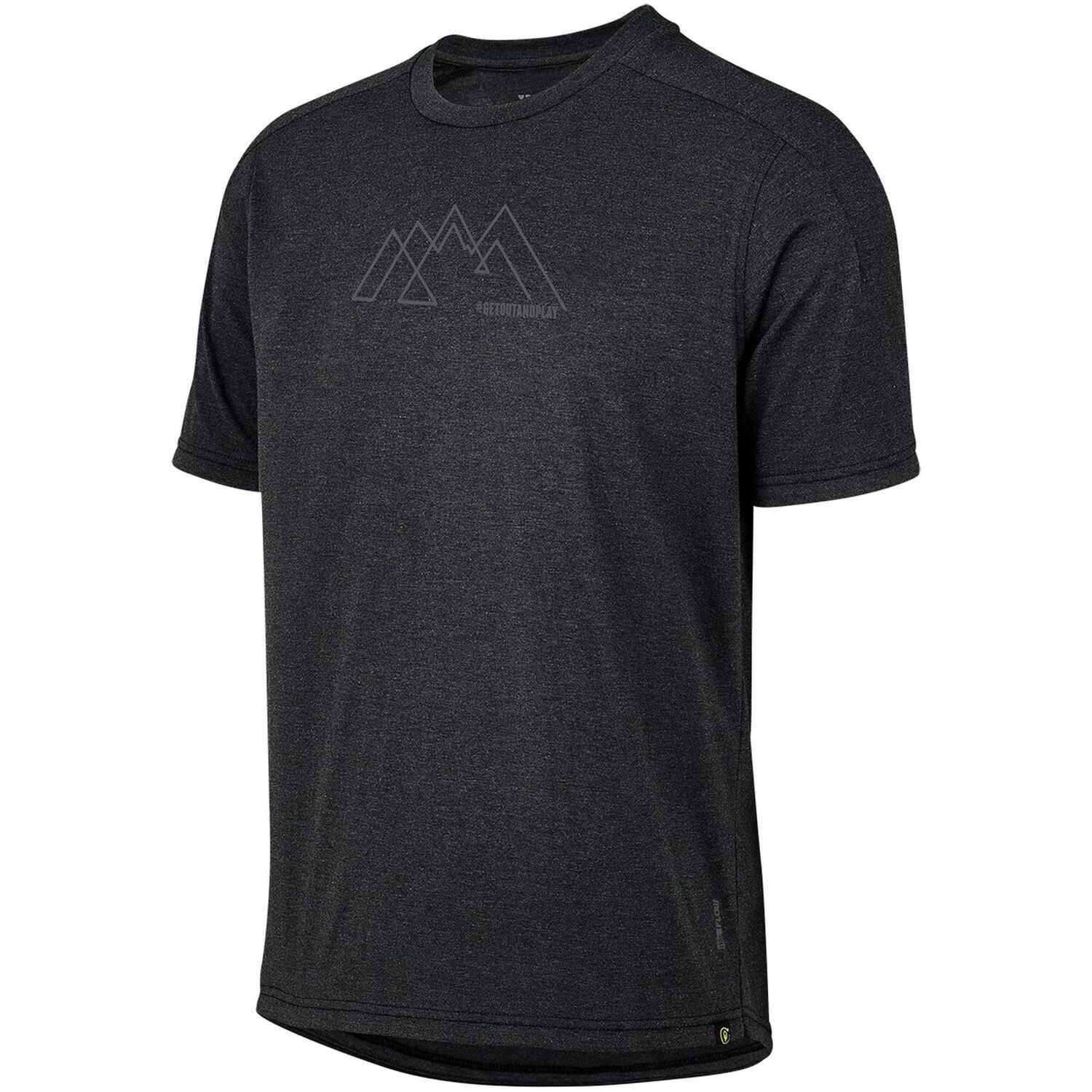 Polera Ixs Infantil Jr Flow Tech Getoutandplay Negro Kl image number 0.0