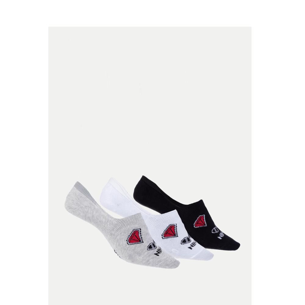 Calcetines Invisibles Mujer Non Show Nn Ngx / 3 Pares image number 0.0