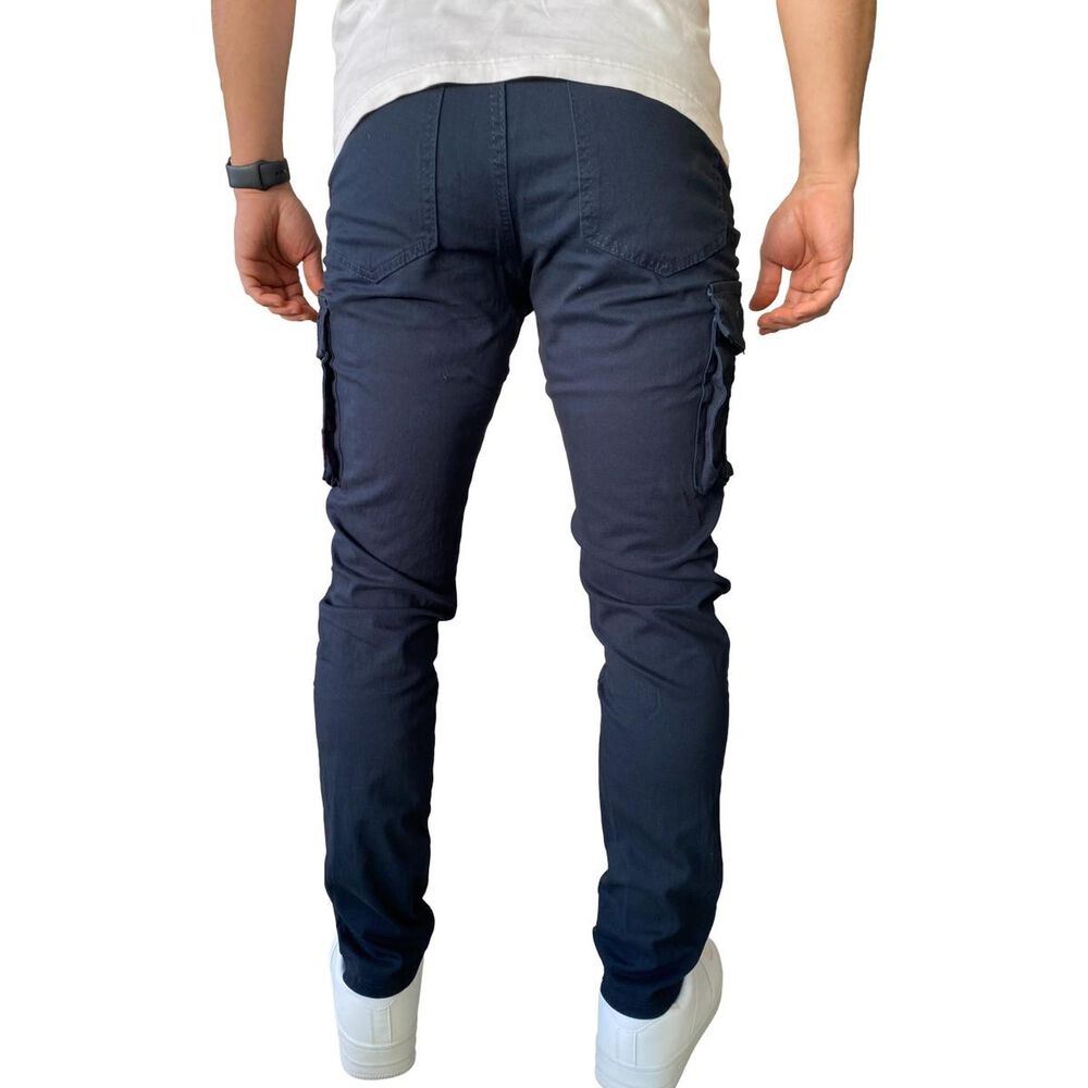Pantal&oacute;n Cargo Slim Fit Mosaico Tela Elasticada image number 18.0