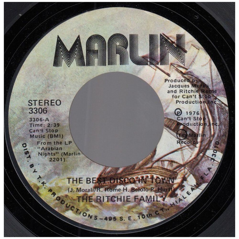 Ritchie Family - The Best Disco In Town | 7" Single Vinilo Usado image number 0.0