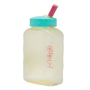 Botella Toma Jugo Niños Bombilla Kido Colores - Ps
